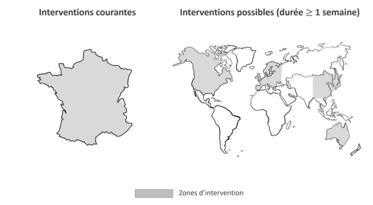 zones interventions